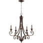 Quorum Bryant 6054-5-86 Chandelier - Oiled Bronze