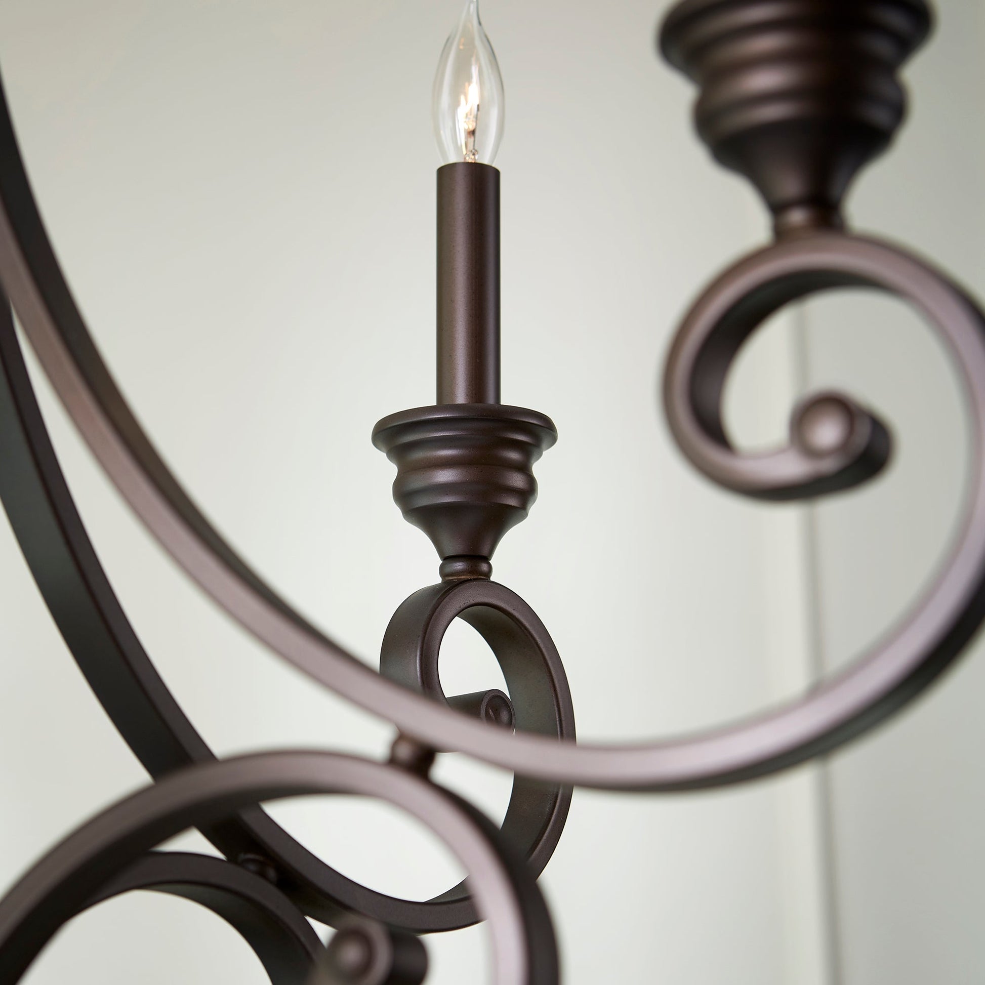 Quorum Bryant 6054-5-86 Chandelier - Oiled Bronze