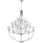 Quorum Enclave 6059-15-62 Chandelier - Polished Nickel