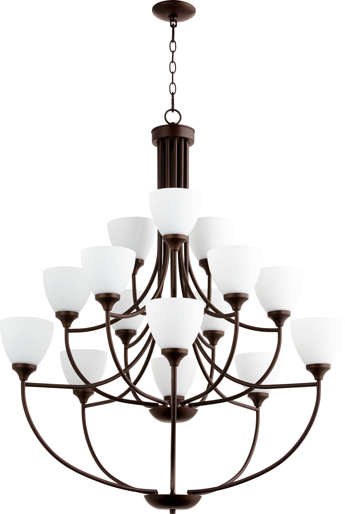 Quorum Enclave 6059-15-86 Chandelier - Oiled Bronze