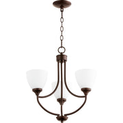 Quorum Enclave 6059-3-86 Chandelier - Oiled Bronze