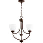 Quorum Enclave 6059-3-86 Chandelier - Oiled Bronze