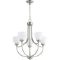 Quorum Enclave 6059-5-65 Chandelier - Satin Nickel