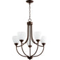 Quorum Enclave 6059-5-86 Chandelier - Oiled Bronze