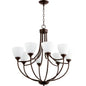 Quorum Enclave 6059-8-86 Chandelier - Oiled Bronze