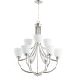 Quorum Enclave 6059-9-62 Chandelier - Polished Nickel