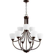 Quorum Enclave 6059-9-86 Chandelier - Oiled Bronze