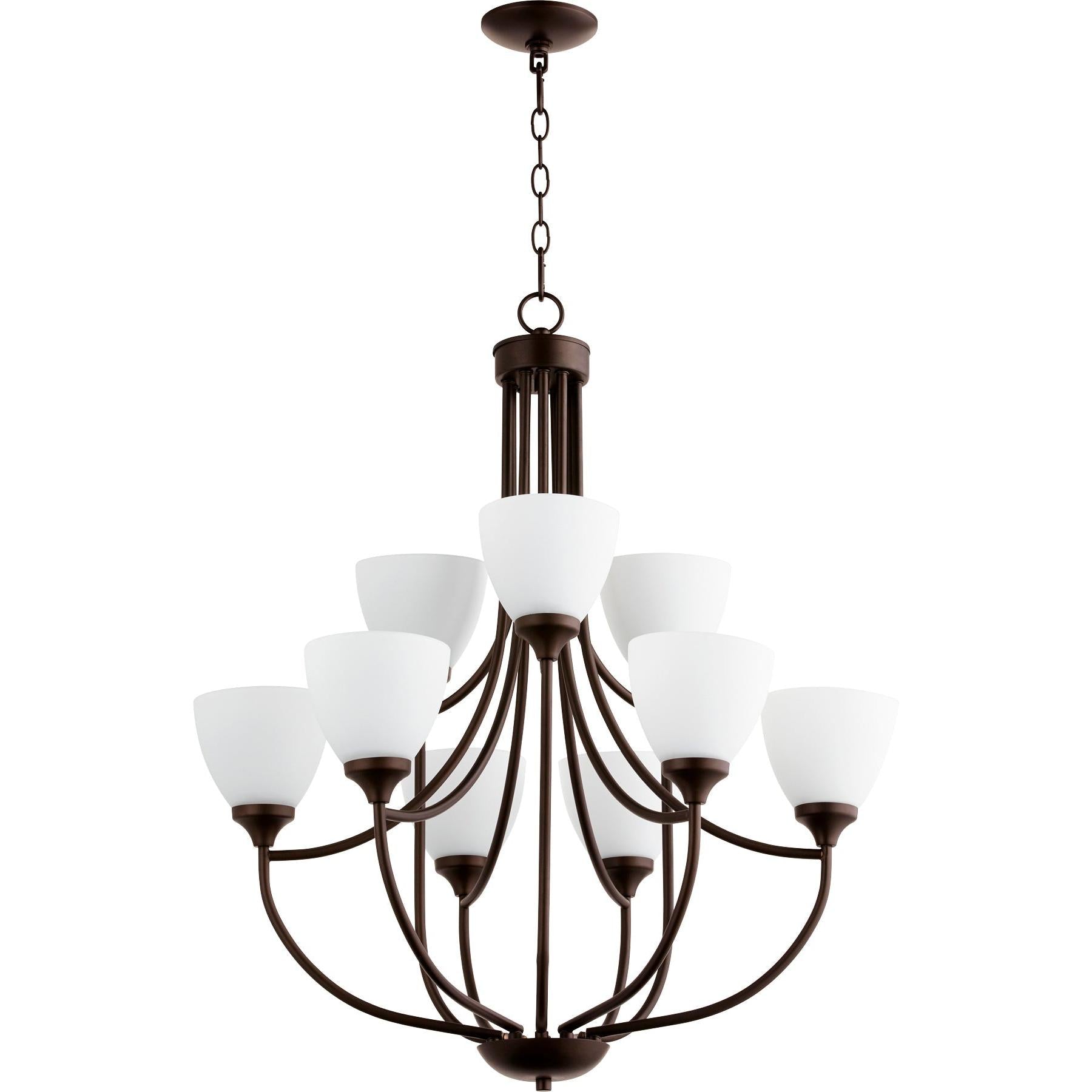 Quorum Enclave 6059-9-86 Chandelier - Oiled Bronze