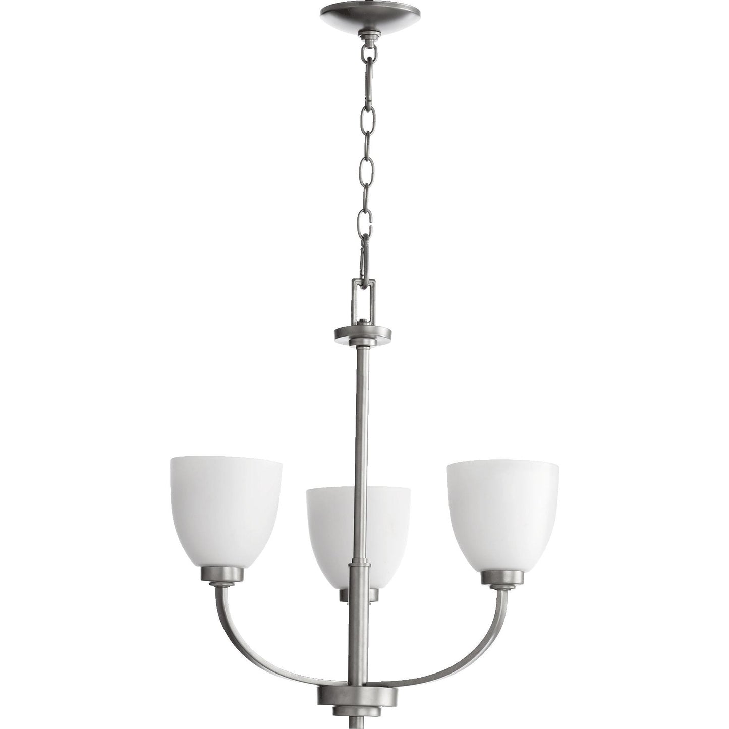 Quorum Reyes 6060-3-64 Chandelier - Classic Nickel