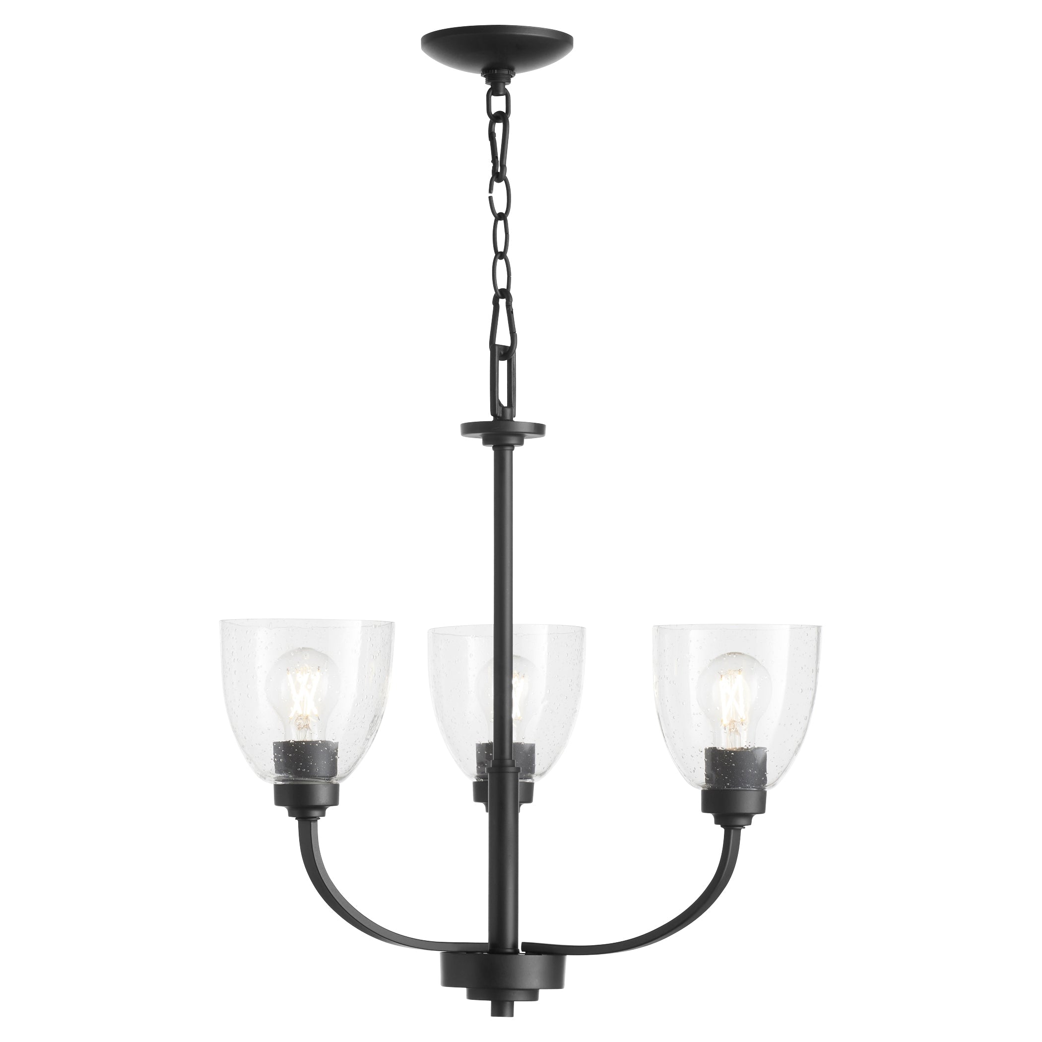 Quorum Reyes 6060-3-69 Chandelier - Textured Black