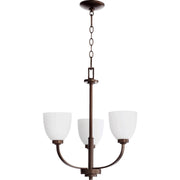 Quorum Reyes 6060-3-86 Chandelier - Oiled Bronze