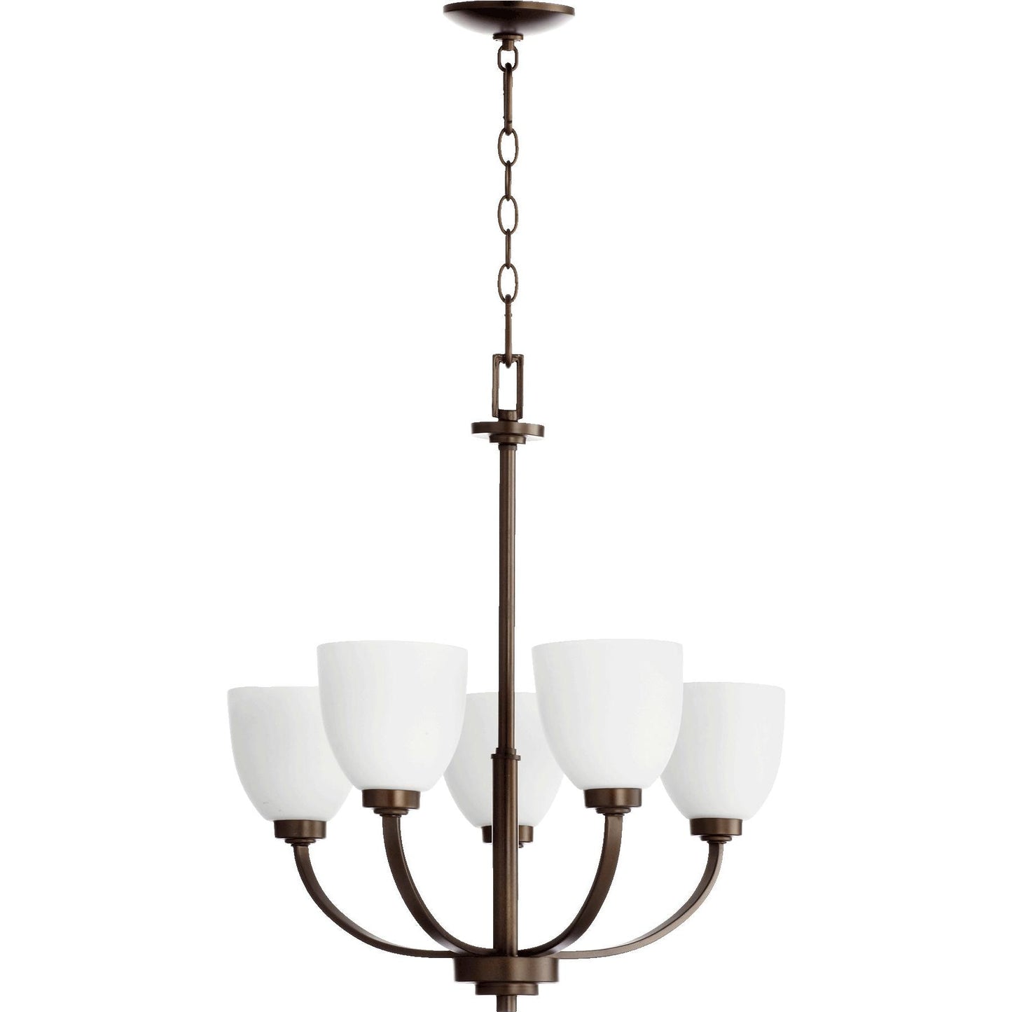 Quorum Reyes 6060-5-86 Chandelier - Oiled Bronze