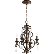 Quorum San Miguel 6073-4-39 Chandelier - Vintage Copper