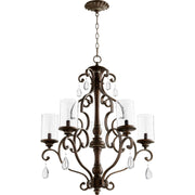 Quorum San Miguel 6073-5-39 Chandelier - Vintage Copper