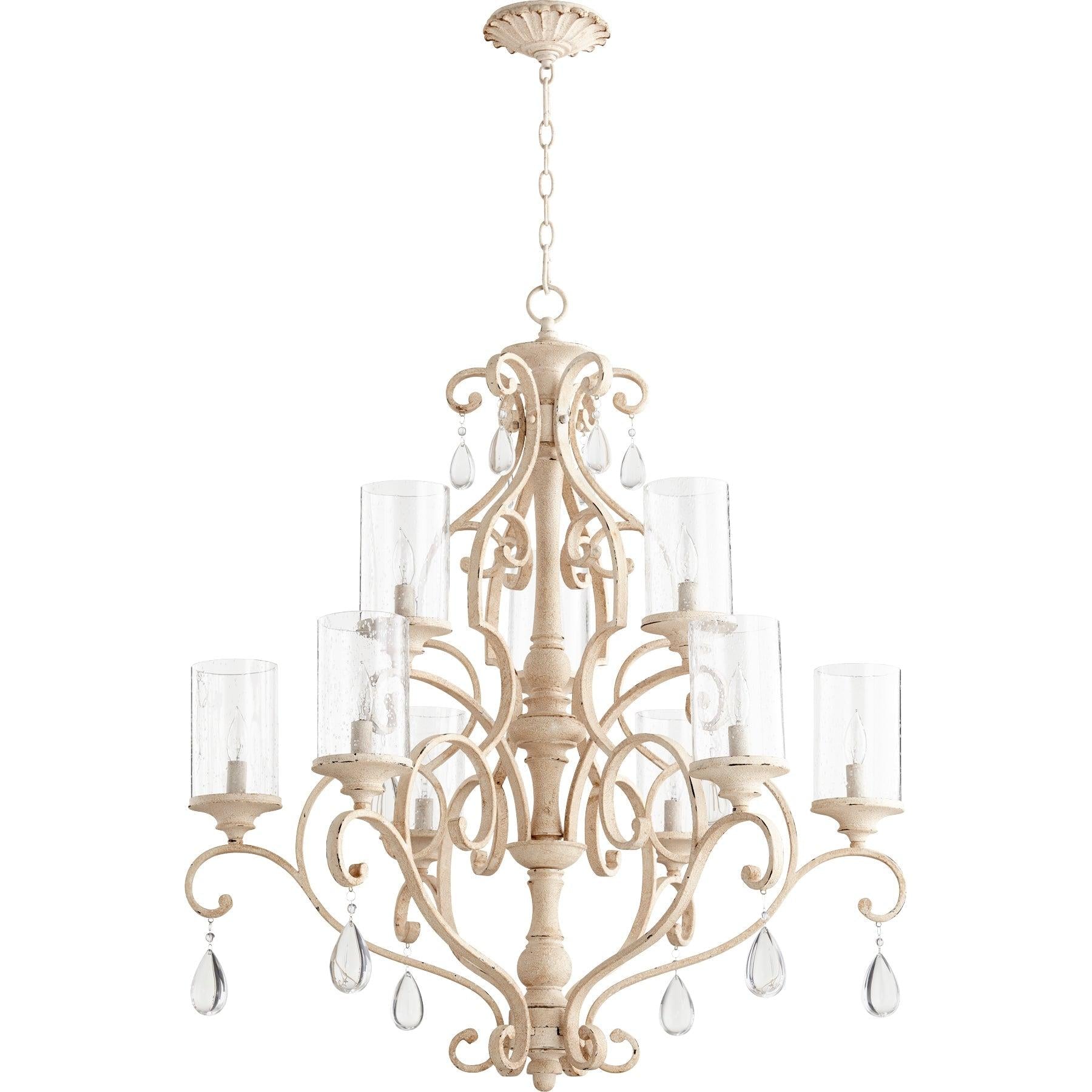 Quorum San Miguel 6073-9-70 Chandelier - Persian White