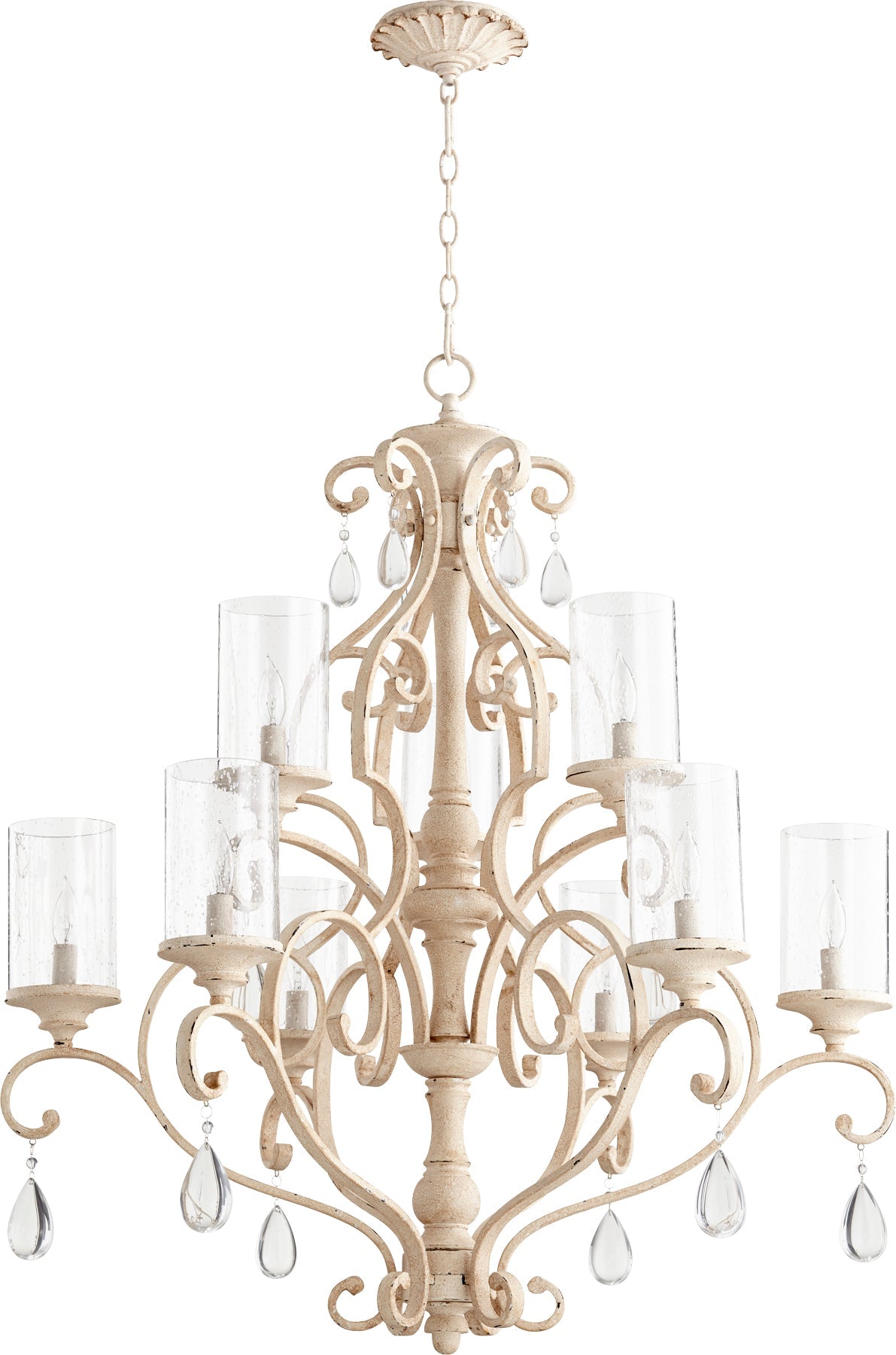 Quorum San Miguel 6073-9-70 Chandelier - Persian White