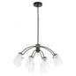 Quorum International 6077-8-59 Chandelier Contemporary - Matte Black