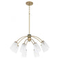 Quorum International 6077-8-80 Chandelier Contemporary - Aged Brass