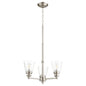 Quorum Dunbar 609-3-65 Chandelier - Satin Nickel