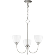 Quorum Celeste 6109-3-62 Chandelier - Polished Nickel