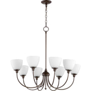 Quorum Celeste 6109-8-86 Chandelier - Oiled Bronze