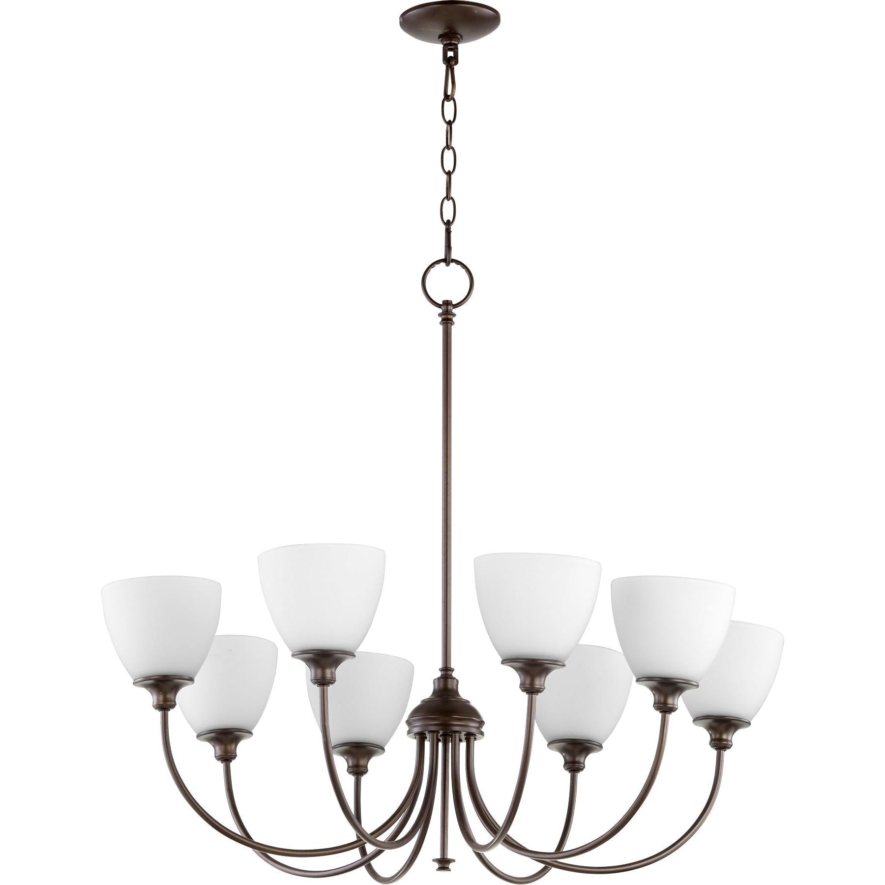 Quorum Celeste 6109-8-86 Chandelier - Oiled Bronze