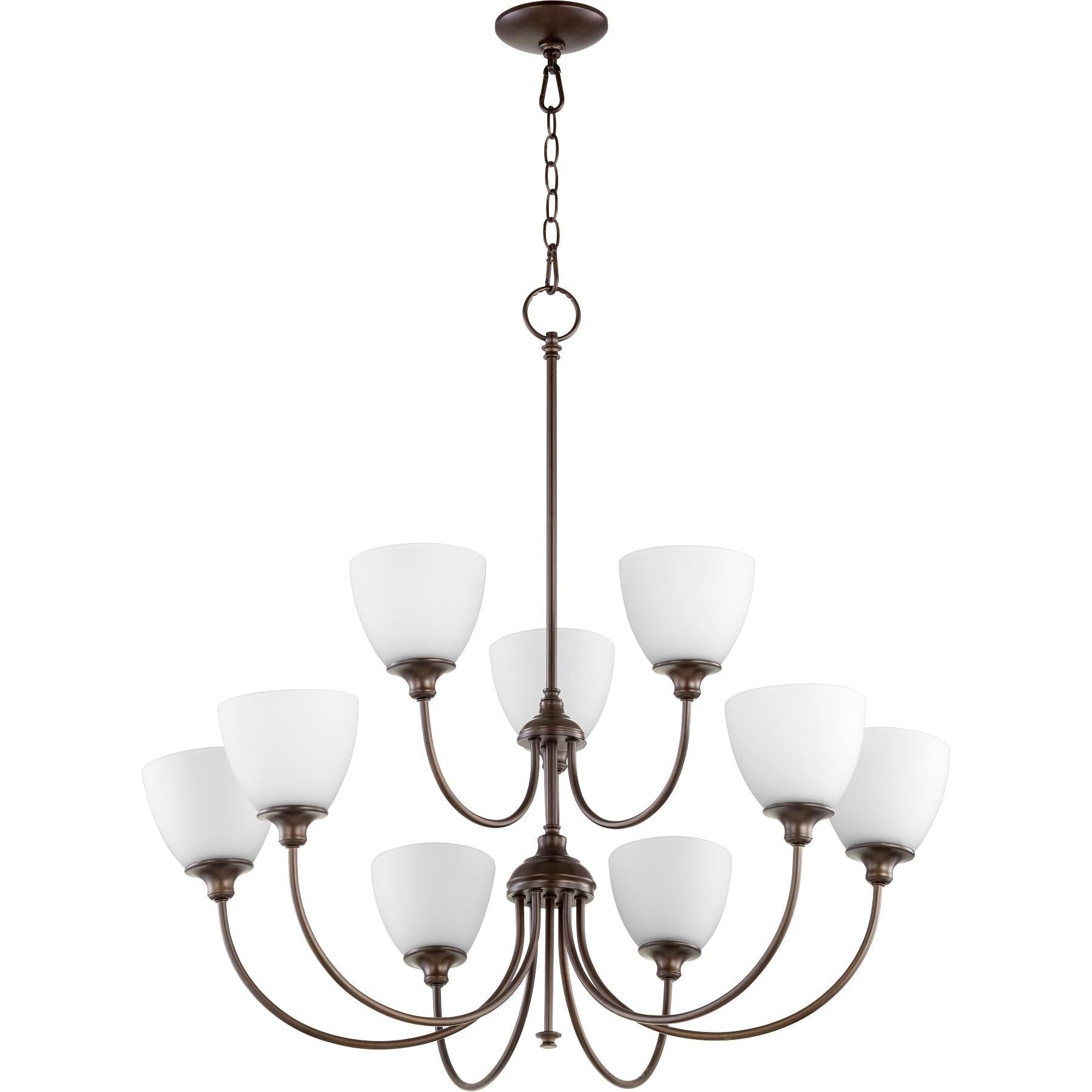 Quorum Celeste 6109-9-86 Chandelier - Oiled Bronze