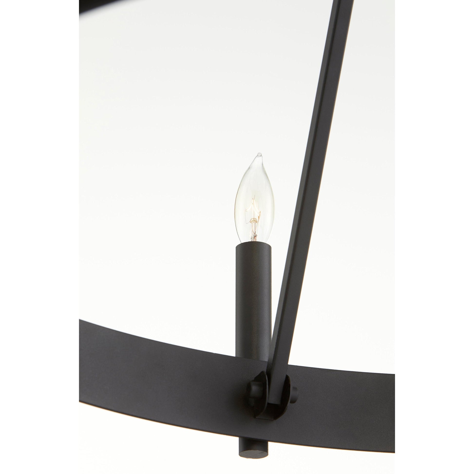 Quorum Aura 611-12-69 Chandelier - Textured Black