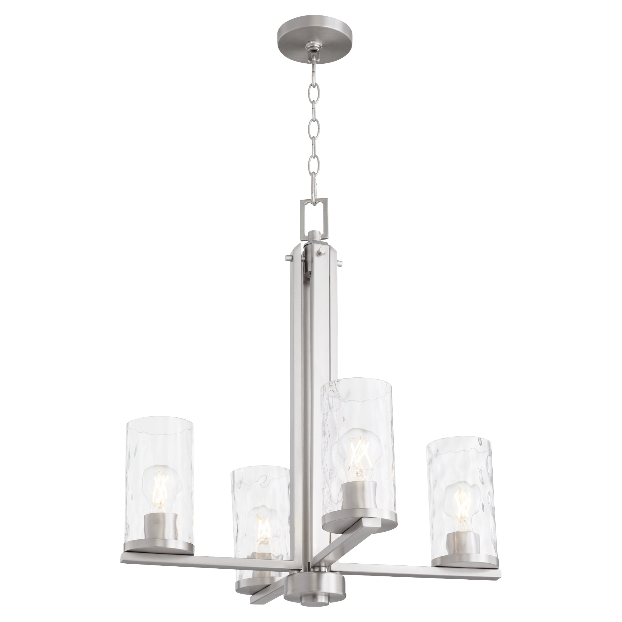 Quorum Steinway 6111-4-65 Chandelier - Satin Nickel