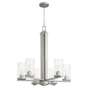 Quorum Steinway 6111-6-65 Chandelier - Satin Nickel