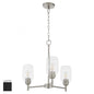 Quorum International SUNSET 6112-3-59 Chandelier - Matte Black