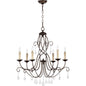 Quorum Cilia 6116-6-86 Chandelier - Oiled Bronze