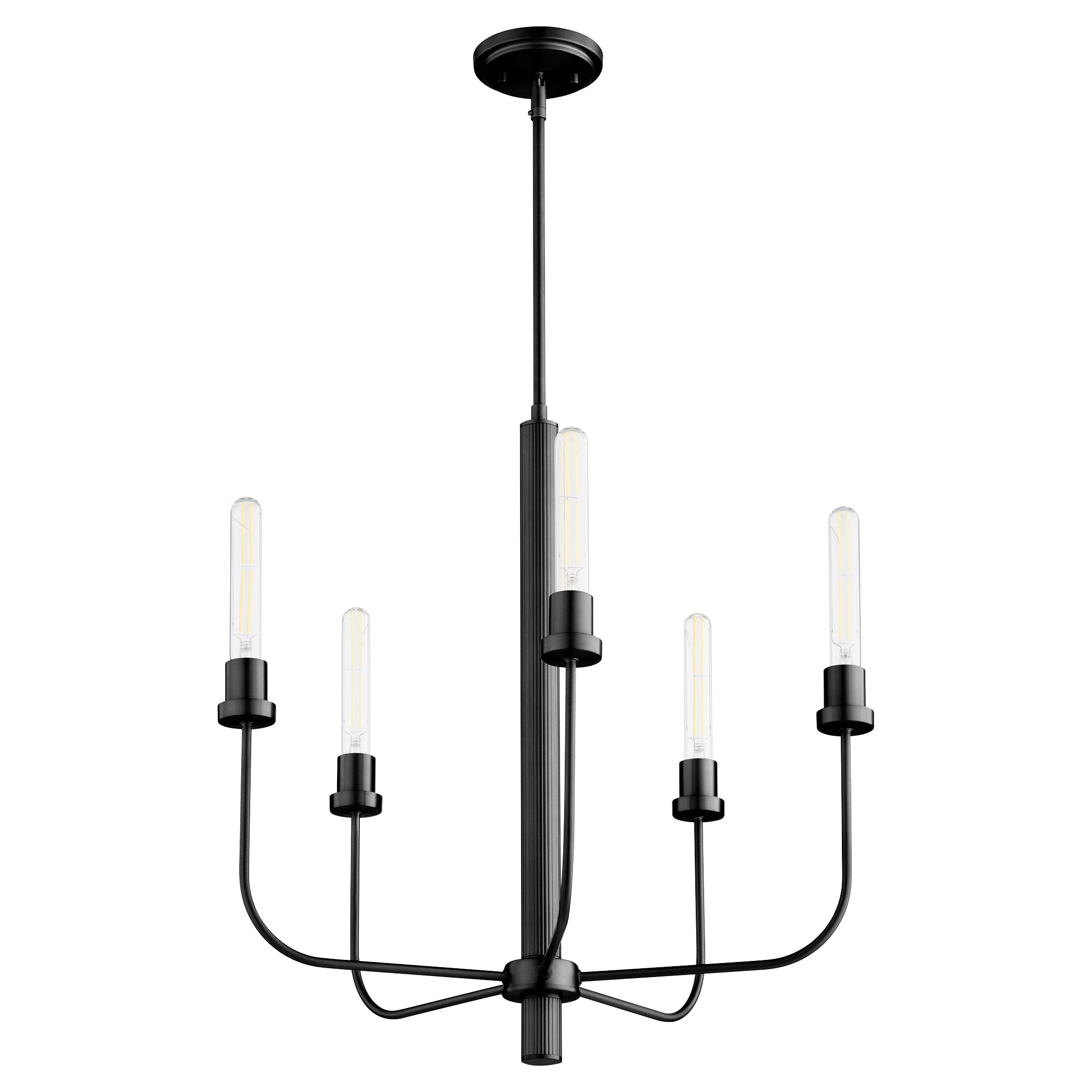 Quorum Sheridan 612-5-59 Chandelier - Matte Black