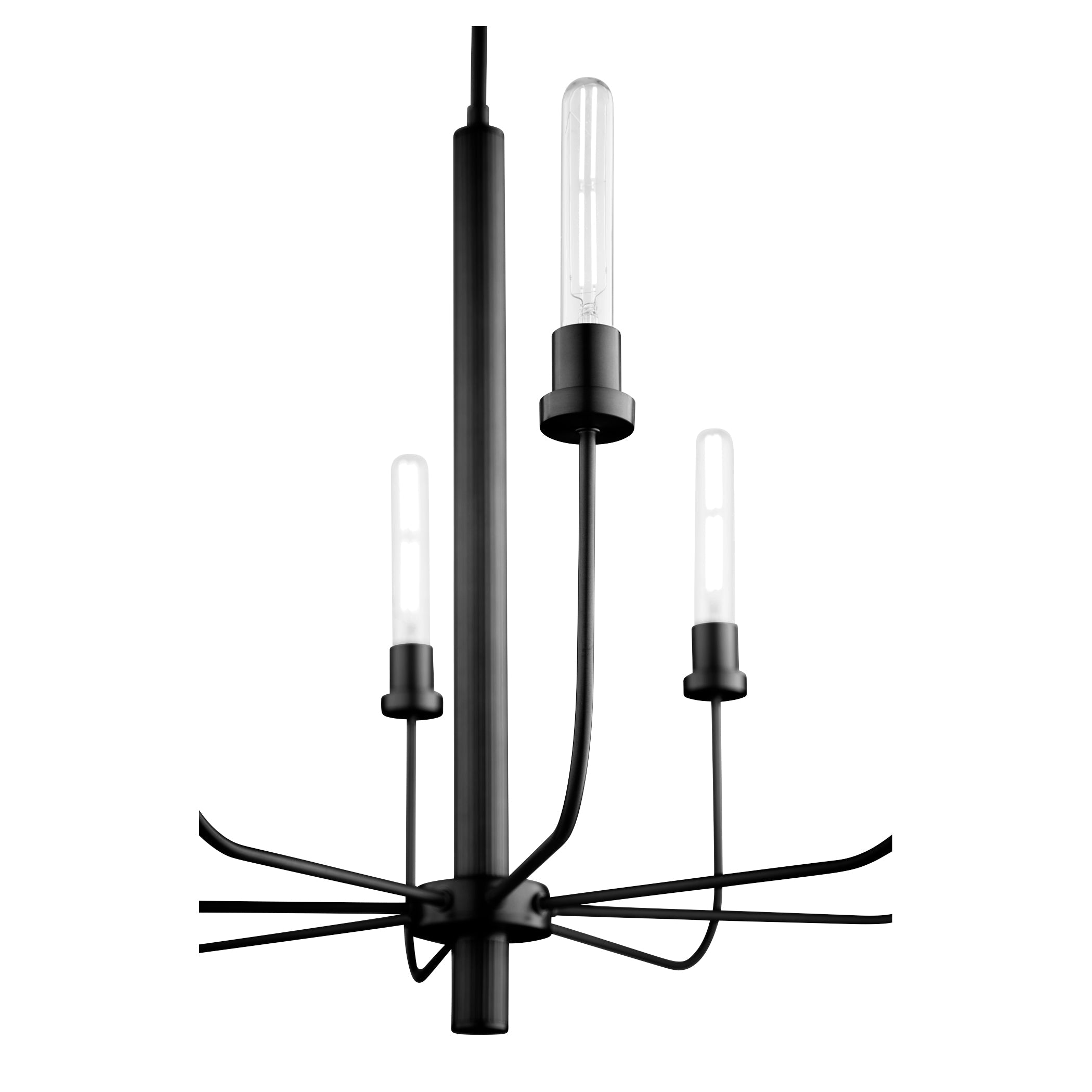 Quorum Sheridan 612-8-59 Chandelier - Matte Black