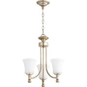 Quorum Rossington 6122-3-60 Chandelier - Aged Silver Leaf