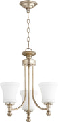 Quorum Rossington 6122-3-60 Chandelier - Aged Silver Leaf