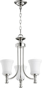 Quorum Rossington 6122-3-62 Chandelier - Polished Nickel