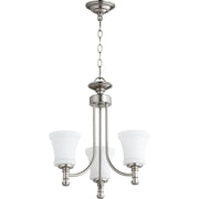 Quorum Rossington 6122-3-65 Chandelier - Satin Nickel
