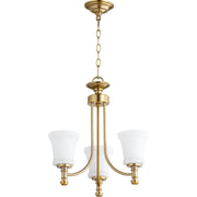 Quorum Rossington 6122-3-80 Chandelier - Aged Brass