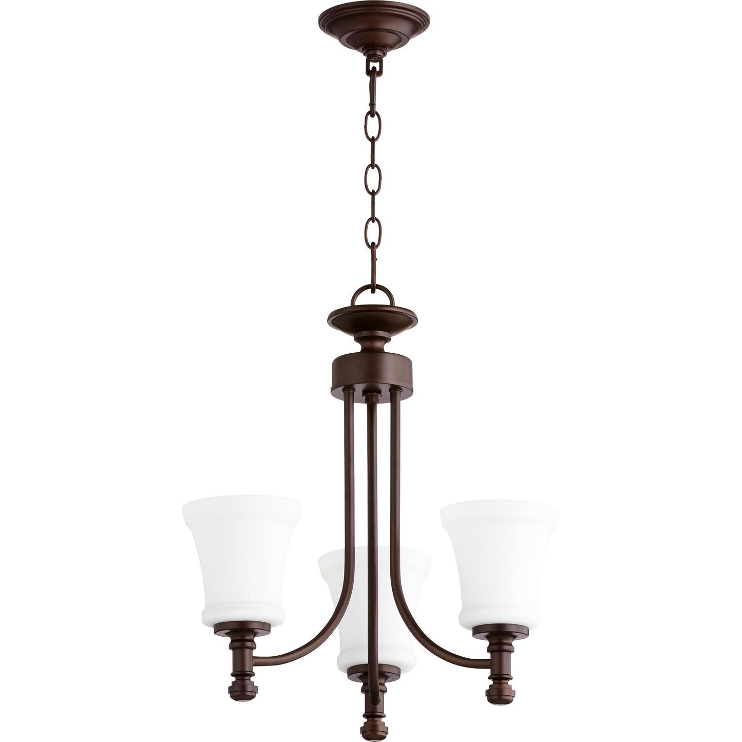 Quorum Rossington 6122-3-86 Chandelier - Oiled Bronze