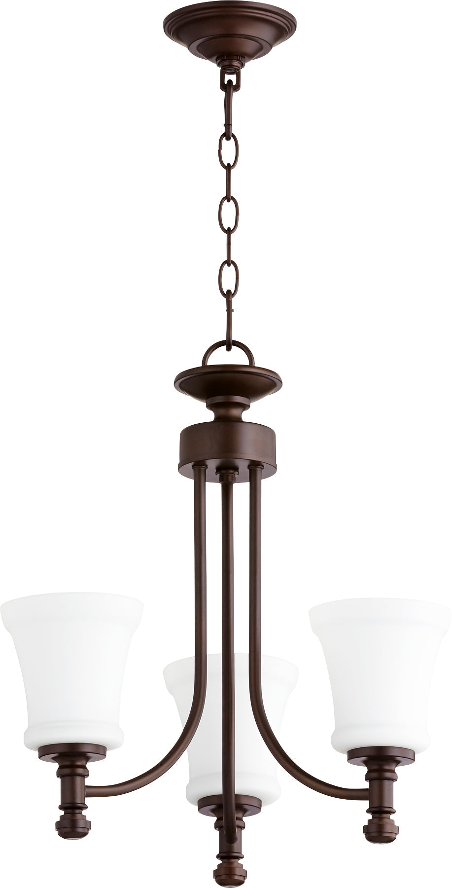 Quorum Rossington 6122-3-86 Chandelier - Oiled Bronze