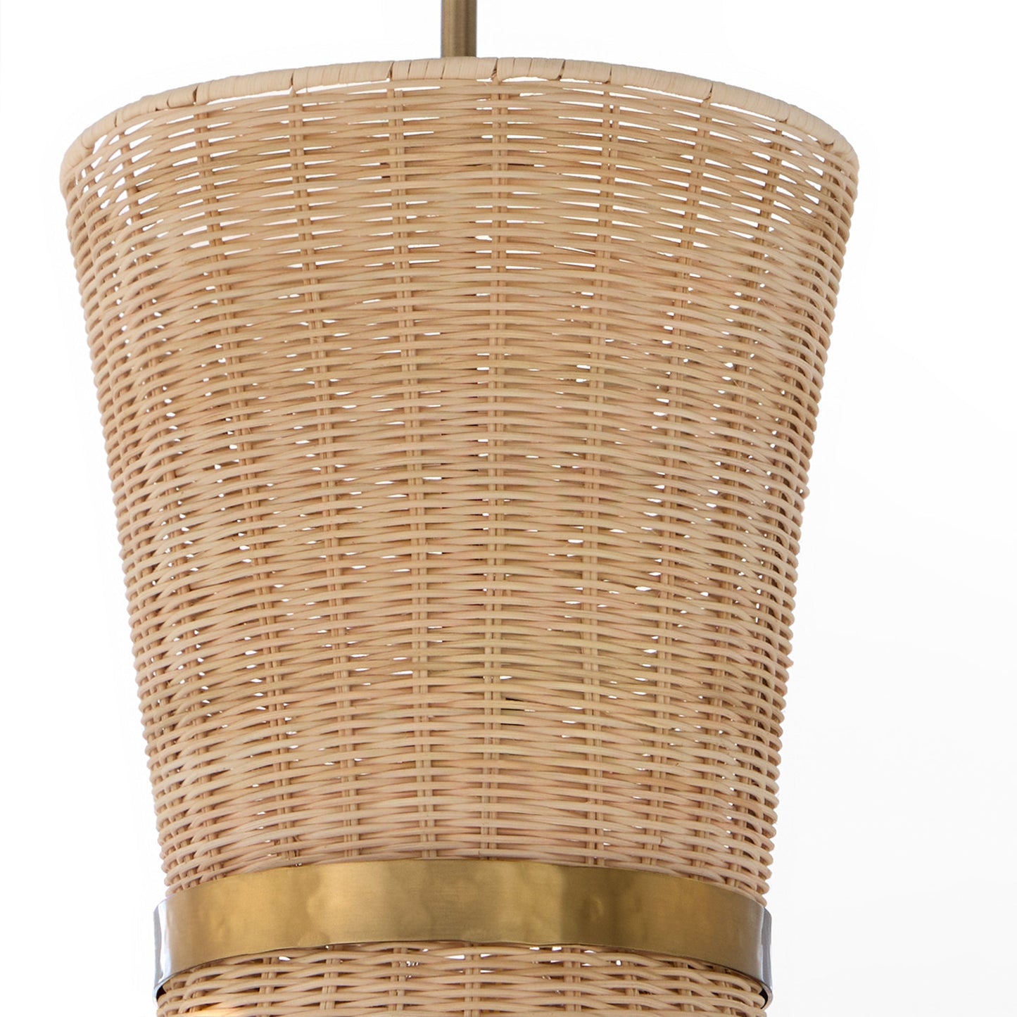 Quorum Fairview 6123-2-47 Pendant, UL Damp Rated, Brushed Brass