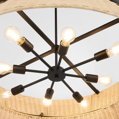 Quorum Fairview 6123-8-59 Pendant, UL Damp Rated, Matte Black