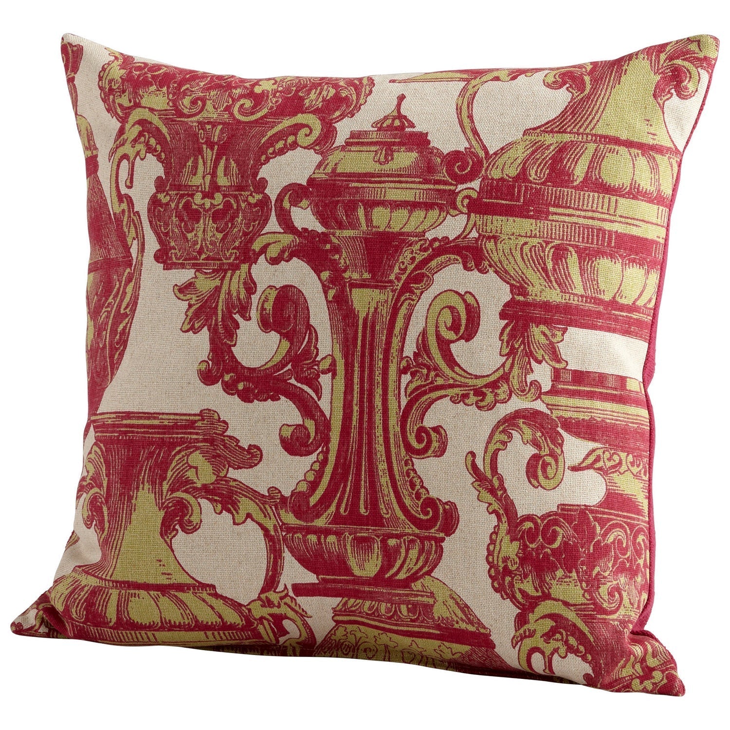 Cyan Design 06504 Urn Your Keep Pillow - Pink