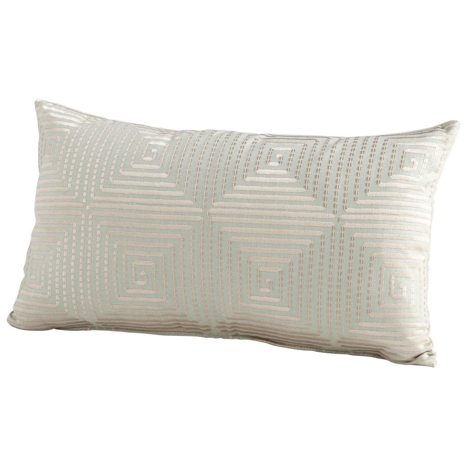 Cyan Design 06512 Harlequin Shine Pillow - Sage Green