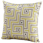 Cyan Design 06516 Maze Pillow - Lime Green