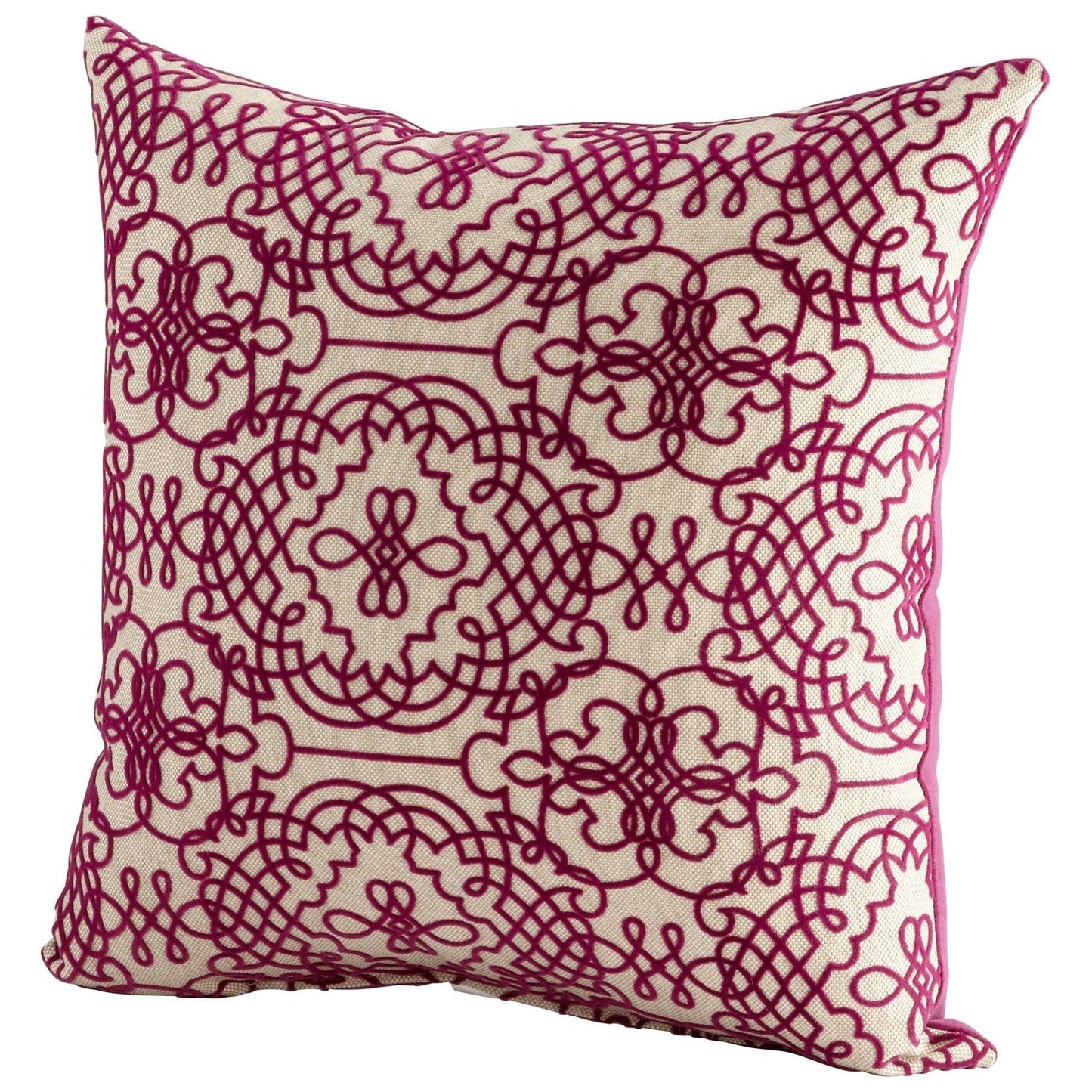 Cyan Design 06528 St. Lucia Pillow - Purple And White