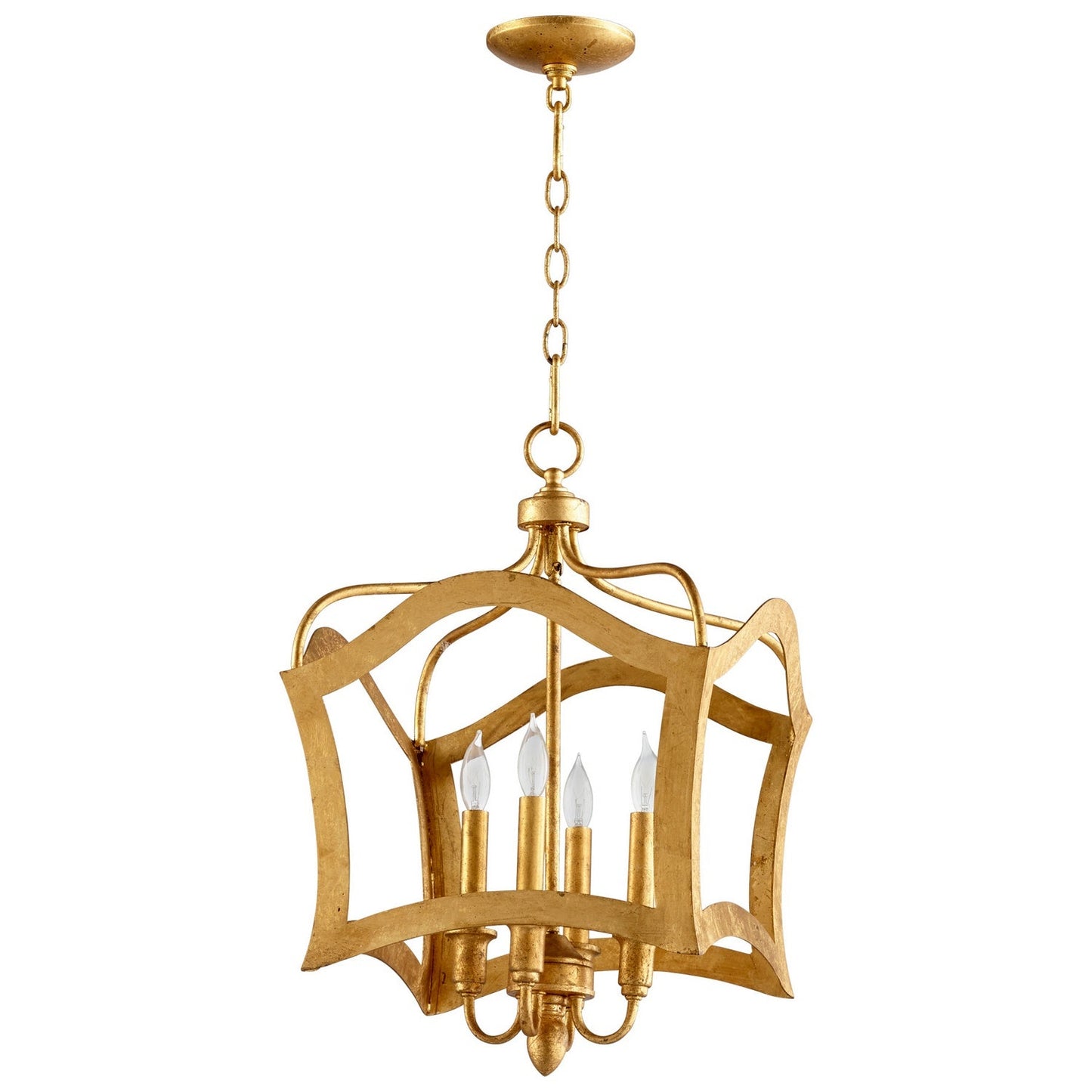 Cyan Design 06583 Milan Pendant - 4-Light - Gold Leaf - Medium