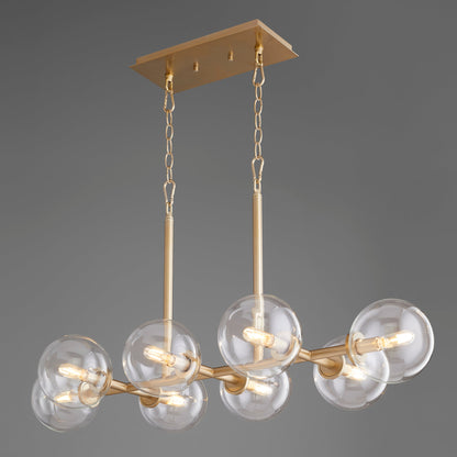 Quorum Rovi 6132-8-80 Chandelier - Aged Brass