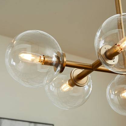 Quorum Rovi 6132-8-80 Chandelier - Aged Brass